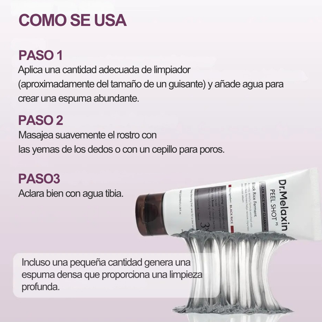 Limpiador Facial de Arroz: Limpieza Profunda y Poros Libres