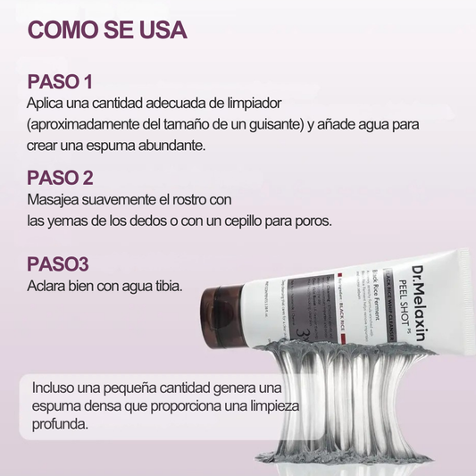 Limpiador Facial de Arroz: Limpieza Profunda y Poros Libres