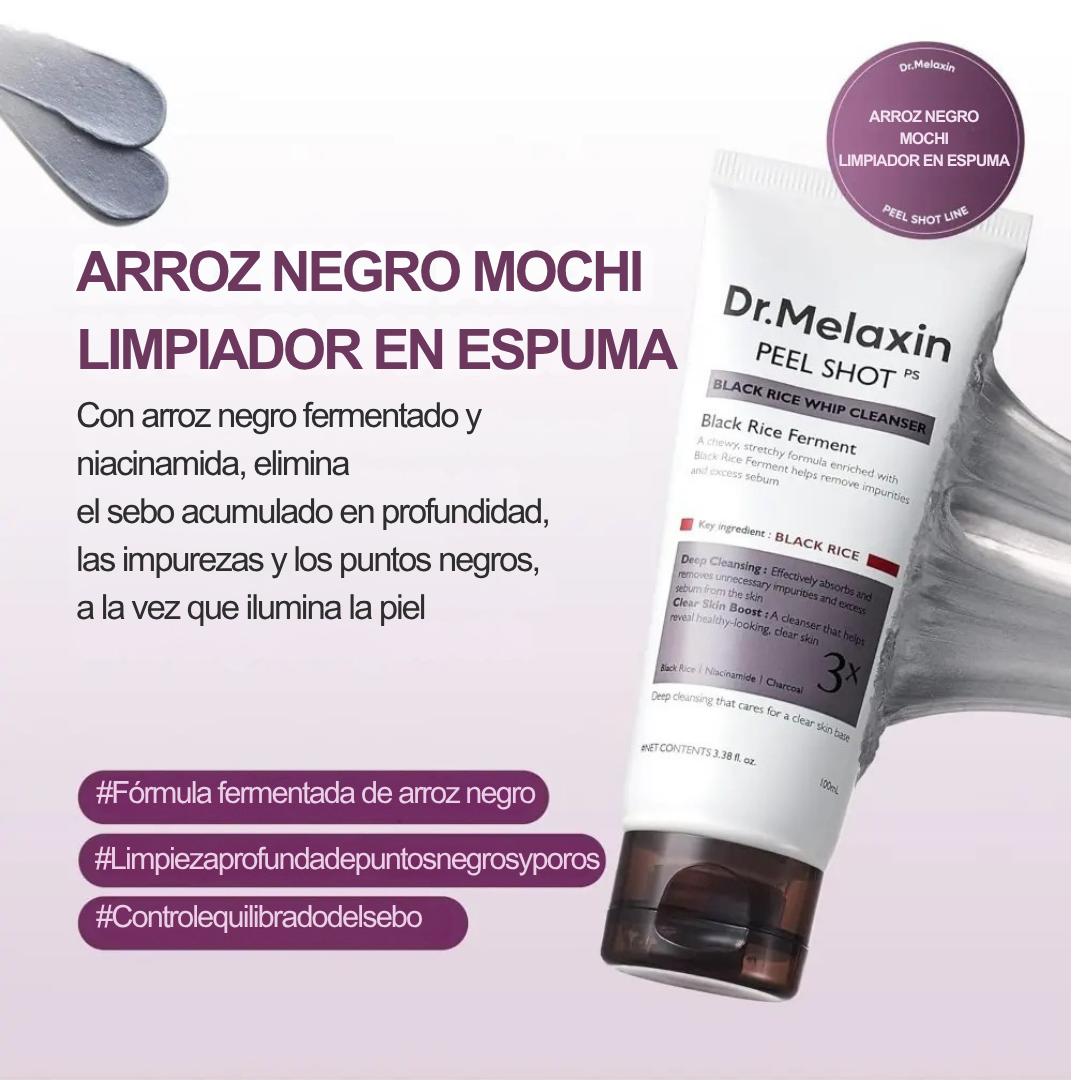 Limpiador Facial de Arroz: Limpieza Profunda y Poros Libres